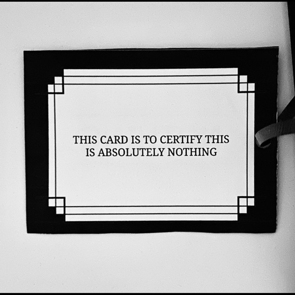 Gag Gift Of NOTHING. Who Wants or Needs NOTHING? Christmas, Birthday Gift Box - Picture 6 of 7